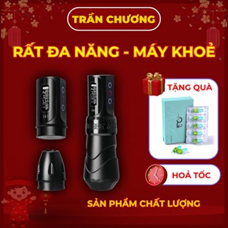 Máy xăm pen Flux max , Máy xăm không dây tattoo Flux Max giá rẻ cực khoẻ - 2 pin dùng khoảng 14h