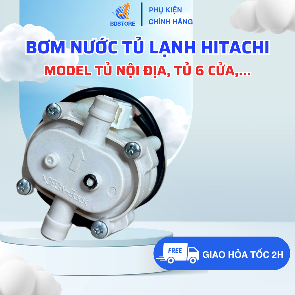 Bơm Nước Tủ Lạnh HITACHI Dành Cho Tủ Hitachi Nội Địa Tủ Hitachi 6 Cửa, Linh Kiện Tủ Lạnh Hitachi Nội