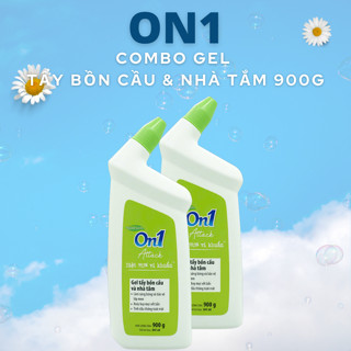 Combo 2 Chai Gel Tẩy Vệ Sinh Bồn Cầu Và Nhà Tắm On1 900G Attack - Diệt 99,9% Vi Khuẩn - ON1 Việt Nam
