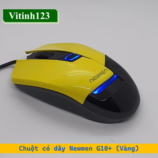 Chuột có dây Newmen G10+, Newmen G10 plus  (Đen ,Vàng)