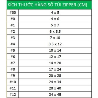 50g Túi zip đựng thực phẩm