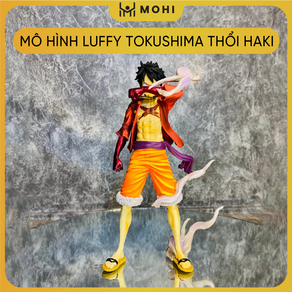 Mô hình Luffy Tokushima thổi haki. Mô hình OnePiece.