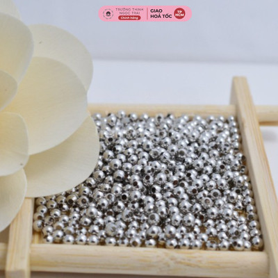 Bi Bạc 15 Viên Mạ Bạch Kim Mix Vòng Hoặc Chuỗi Trang Sức - NT16 - Ngọc Trai Trường Thịnh