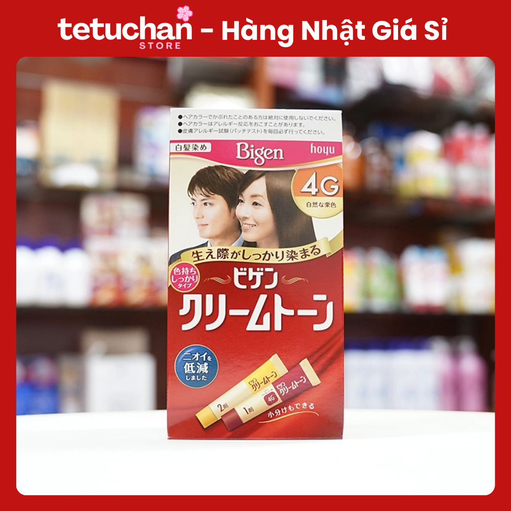 Thuốc Nhuộm Tóc Bạc Bigen 4G Nhật Bản