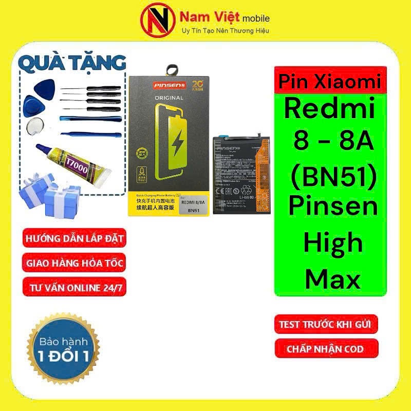Pin Xiaomi Redmi 8 / Redmi 8A (BN51) Pinsen