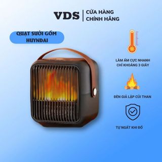 Máy sưởi gốm Huyndai đa chức năng sưởi ấm và quạt mát, dùng quanh năm
