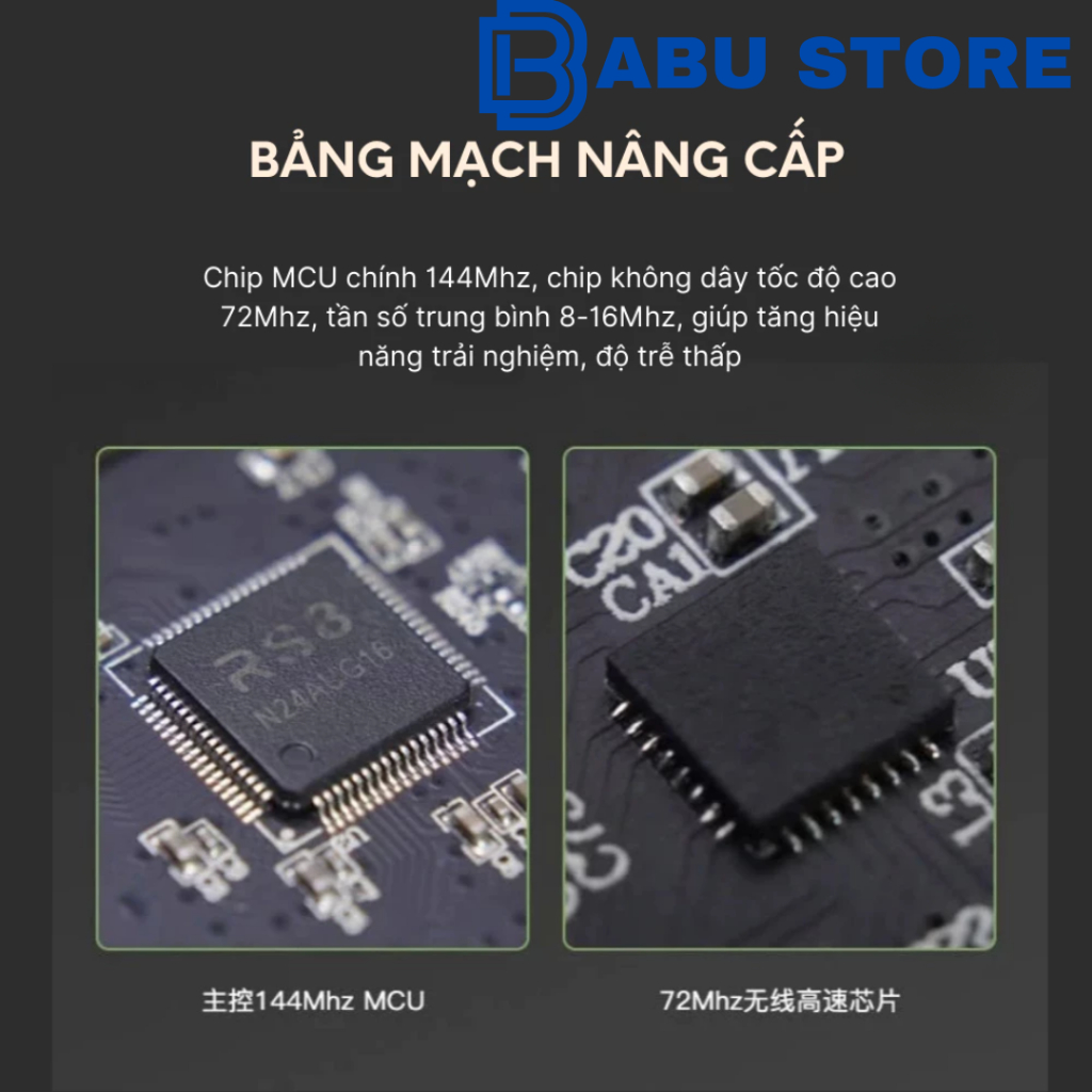 Bàn Phím Cơ Không Dây Riccks RS8 V2 3 Mode | Mạch Xuôi | Led RGB+Led viền | Full Foam,Full Mod | QMK-VIA | BigBuy360 - bigbuy360.vn