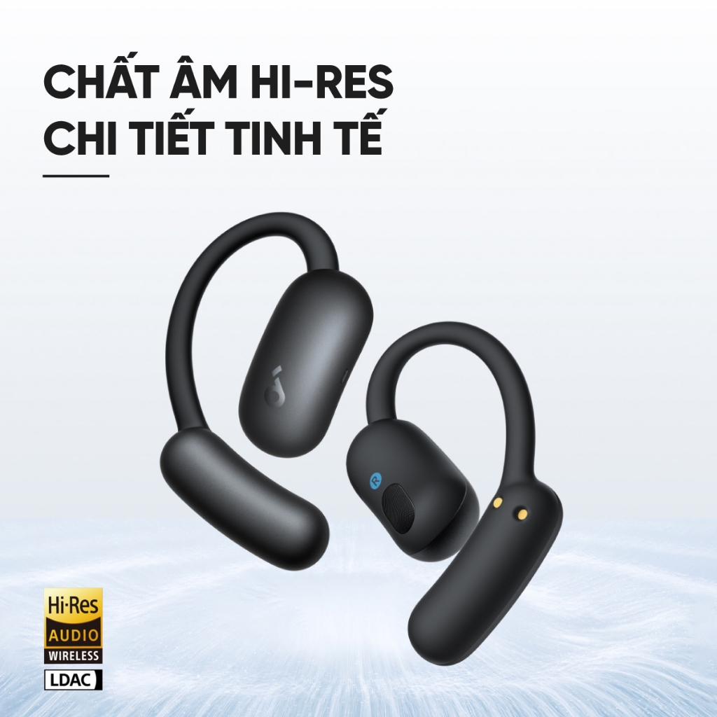 Tai nghe bluetooth Open-Ear soundcore AeroFit 2 | Móc tai tùy chỉnh | Chống nước và bụi IP55 | Tích hợp phiên dịch | BigBuy360 - bigbuy360.vn