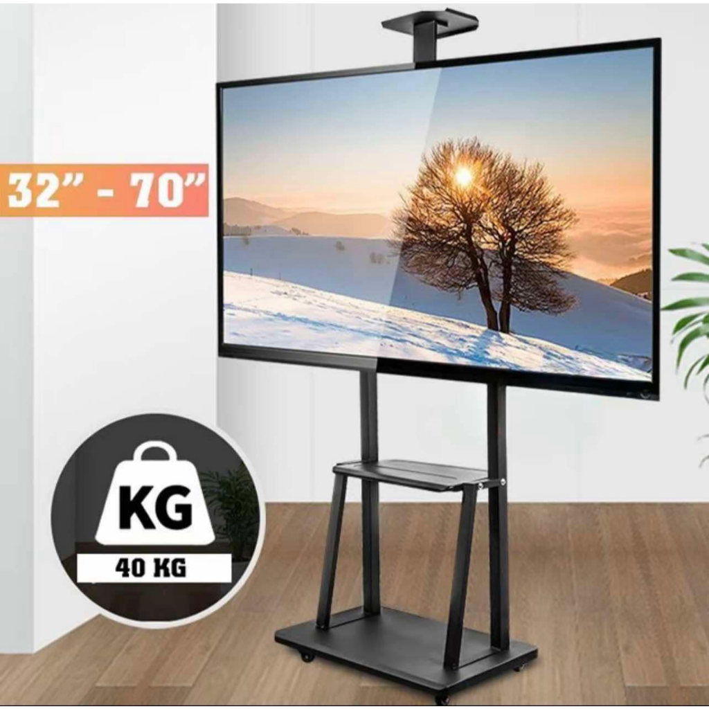 Gía Treo TiVi Di Động E1900 32 - 70 Inch - Có Bánh Xe,Khay Camera,Chổ Để CPU [Ưu Việt Hơn Ava1500]