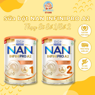 Sữa bột NAN INFINIPRO A2 Thụy Sĩ Số 1/Số 2 800g với sự kết hợp độc đáo giữa đạm quý A2 và 5HMO