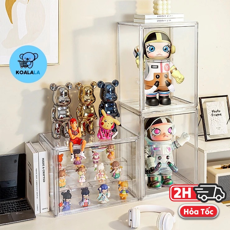 Hộp Trưng Bày Búp Bê Labubu Đồ Trang Trí Hộp Trưng Bày Mô Hình Hộp Trưng Bày lego KOALALA