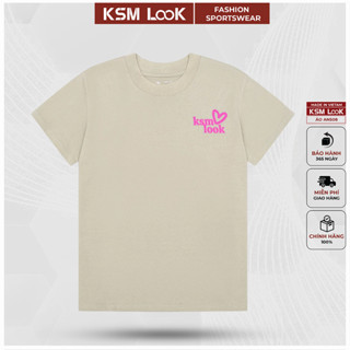 Áo Thun Baby Tee Basic Nữ KSM LOOK Phông Tay Ngắn Unisex Vải Cotton Dày Dặn Co Dãn Nhẹ Rẻ Đẹp Bền AN508
