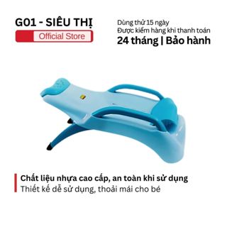 Ghế gội đầu cho bé gọn nhẹ tiện lợi có tấm lót đỡ gáy, chống trượt, điều chỉnh độ nghiêng