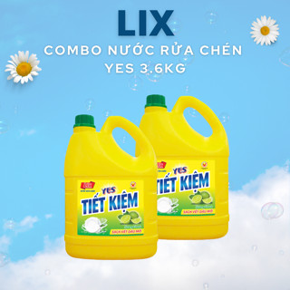  Combo 2 Nước Rửa Chén Yes 3.5KG Siêu Tiết  Kiệm Hương Chanh - Lixco Việt Nam 