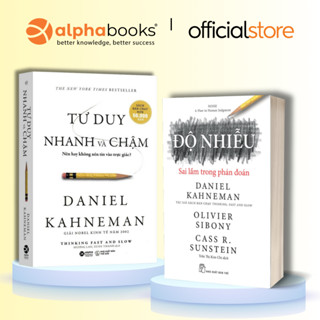 Lẻ/Combo Sách của Nhà tâm lý học Daniel Kahneman: Thinking Fast And Slow - Tư Duy Nhanh Và Chậm(AB) + Độ Nhiễu (NXB Trẻ)