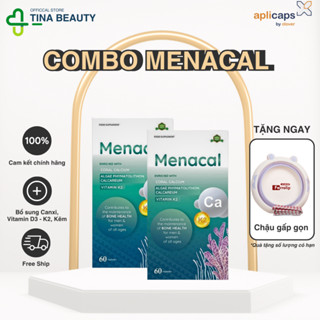 Combo 2 Canxi Menacal viên uống bổ sung Canxi, vitamin K2 và D3 hộp 60 viên