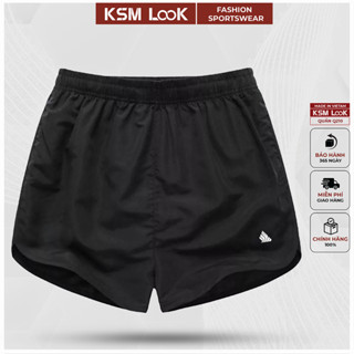 Quần Đùi Thể Thao Tập Gym Nam KSM Menswear Thiết Kế Xẻ Bầu Phù Hợp Chạy Bộ, Bơi Lội Q210