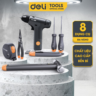 Bộ Dụng Cụ Máy Khoan 8 Món Chính Hãng DELI - Sửa Chữa Gia Dụng Đa Năng