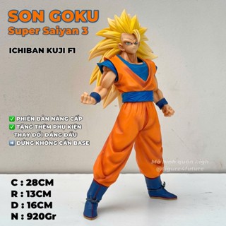 Mô hình Son Goku super saiyan 3 cao 28cm F1 remake - Goku ssj3 cao 28CM Ichiban KujiF1 goku ssj3