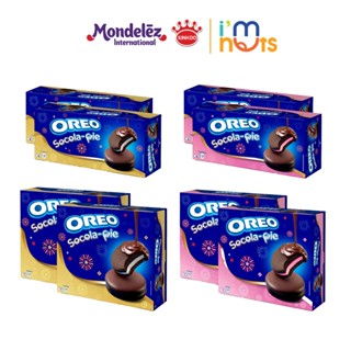 Bánh Oreo Pie Socola và Dâu hộp 168g
