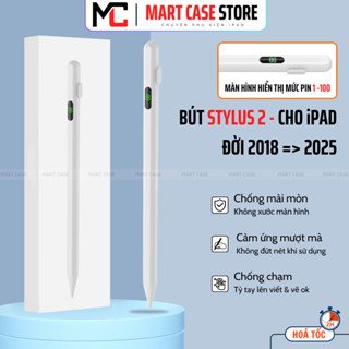 Bút cảm ứng cho iPad Air 3-4-5-6-7/Gen 6-7-8-9-10-11/Pro 11-12/9/Mini 5-6-7 Chống Chạm, Mượt mà -MART CASE