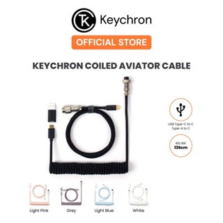 Dây cáp custom Keychron Coiled Aviator Cable