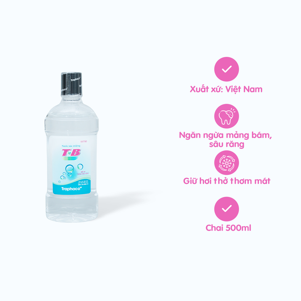 Nước súc miệng TB Traphaco 500ml