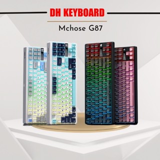 ( SẴN HÀNG -NEW )Bàn phím cơ không dây MCHOSE G87 /3 mode/ mạch xuôi/ RGB/ FULL/  Độ Trễ 1000hz