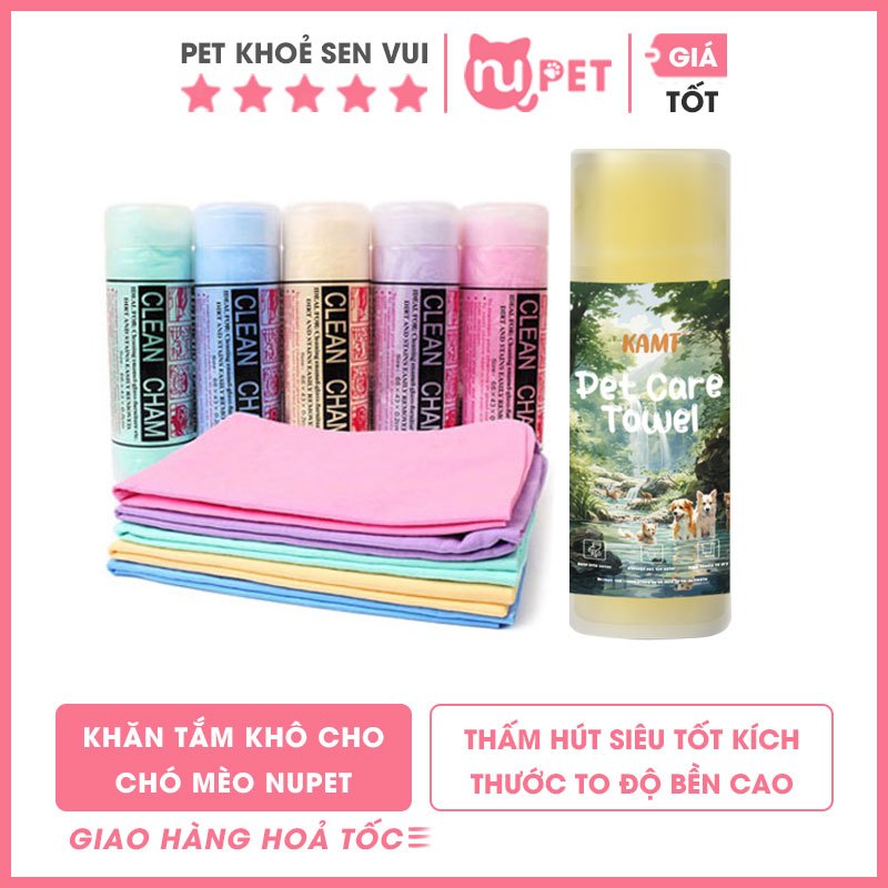 Khăn tắm cho thú cưng CLEAN CHAM