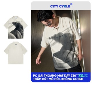  Áo Polo Local Brand Migration V2 thun cổ bẻ City Cycle form rộng oversize nam nữ 
