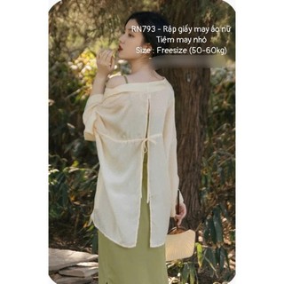RN793_Rập GIẤY may áo nữ