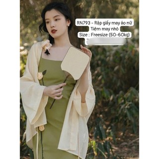 RN793_Rập GIẤY may áo nữ