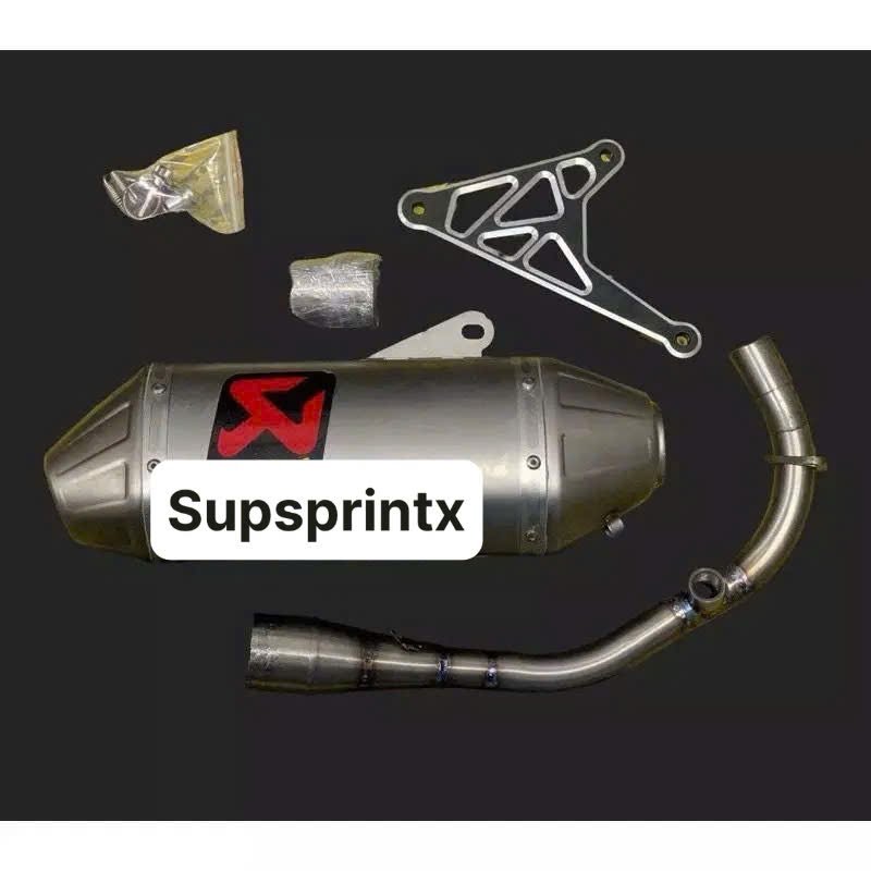 HỆ THỐNG PÔ ỐNG XẢ AKRA V2 CỔ PÔ TITAN VESPA SPRINT PRIMAVERA LX LXV S