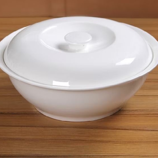 thố sứ trắng đựng cơm - thố sứ trắng