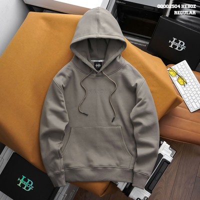 [FORM LỚN] Áo hoodie nỉ bông basic Heboz 3M, áo khoác nam tròng đầu giữ ấm - 00002504