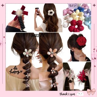 Dây cột tóc lò xo điện thoại, dây buộc tóc lò xo xoắn MEIVY tạo kiểu hot trend 2024 Nhật Bản