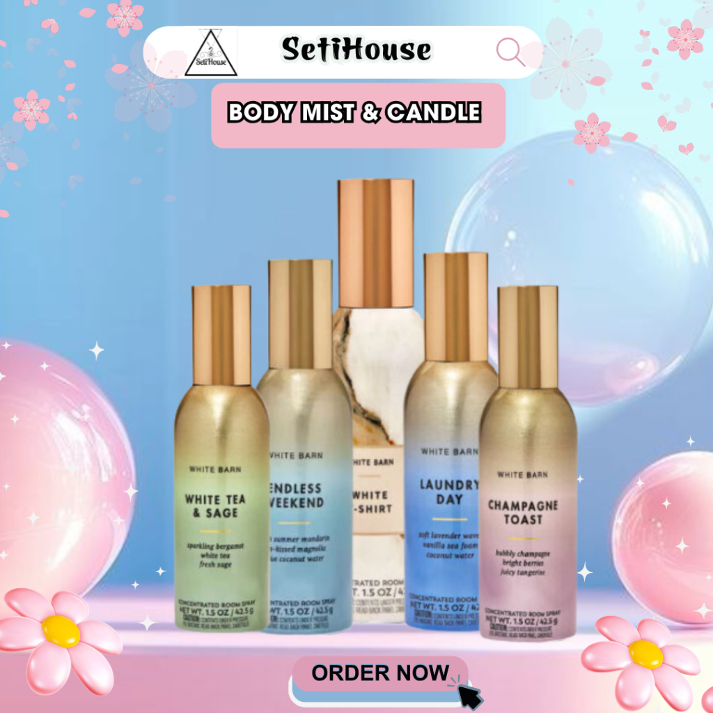 Xịt Thơm Phòng Bath And Body Works Auth, Chai Xịt Phòng Thơm Lâu Khử Mùi 42.5G (Link 1/2) - Seti House