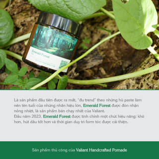 Sáp vuốt tóc Valiant - Emerald Forest - Matte Paste - 113g