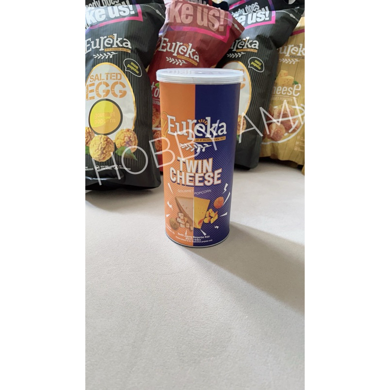 Bắp rang bơ Eureka Malaysia vị Twin Cheese hộp 70g
