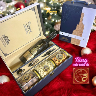 [ Sỉ ] Bộ Quà Tết Cao Cấp Vali Da Siêu Hạt Mứt Cao Cấp Hộp Quà Biếu Người Thân Đối Tác Doanh Nghiệp