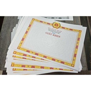 Phôi giấy khen đảng viên A4