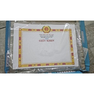 Phôi giấy khen đảng viên A4