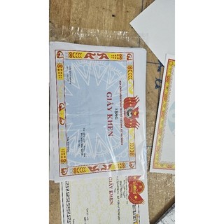 Phôi giấy khen Đoàn thanh niên A4