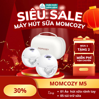 [HOẢ TỐC] Máy Hút Sữa KHÔNG DÂY MOMCOZY M5 - Chính Hãng Nhập Mỹ | BẢO HÀNH 12 THÁNG