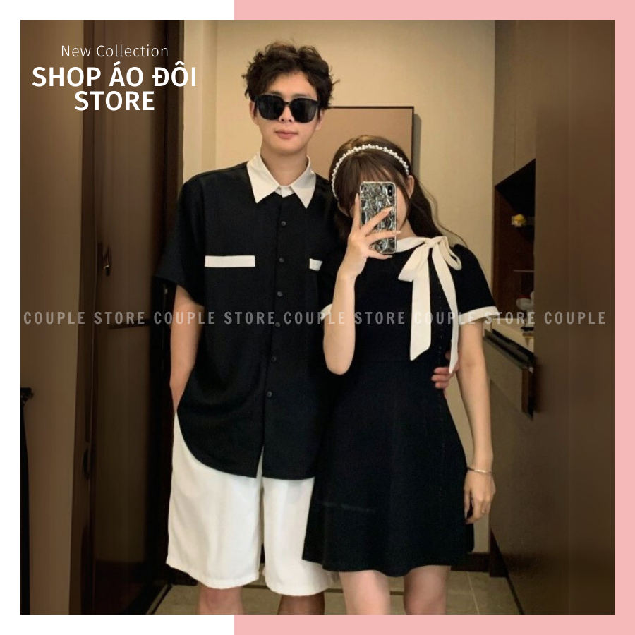 Đồ đôi nam nữ COUPLE STORE -HÌNH THẬT- đồ đôi nam nữ set couple, set couple đi biển, áo đôi nam nữ