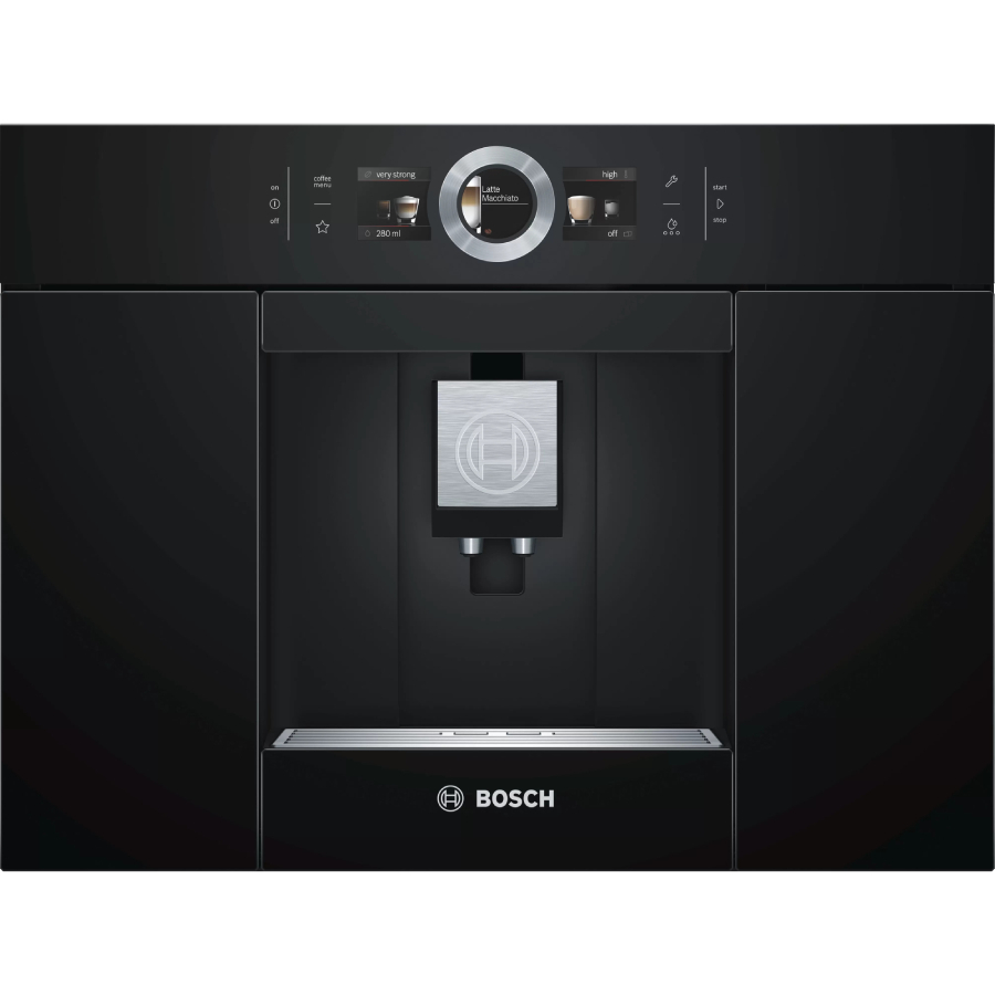 Máy Pha Cà Phê Bosch CTL636ES6 - Series 8, Đen, Dung Tích 2400ml, Kích Thước 594x375x455mm