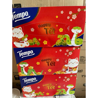 Khăn giấy tempo không mùi, bạc hà 90 miếng
