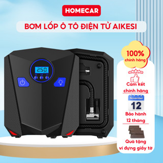 Máy Bơm Lốp Ô Tô Điện Tử Mini Cầm Tay Tự Ngắt Bơm Lốp Xe Hơi Tự Động Tiện Dụng Chất Lượng Cao