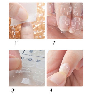 Miếng Dán Silicon, Keo Silicon Dán Móng Giả 24 Miếng combo 10 tấm [Thanh Vy Nail]