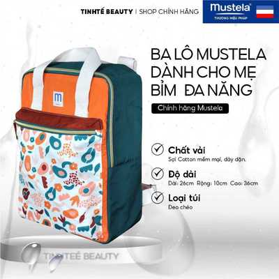 [HB GIFT] (quà tặng không bán) Ba lô Mustela cao cấp